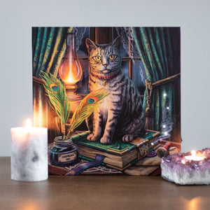 Book Of Shadows Light Up Canvas by Lisa Parker
