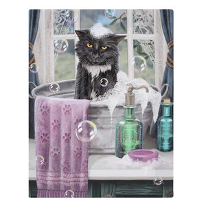 Bath Time Small Canvas by Lisa Parker