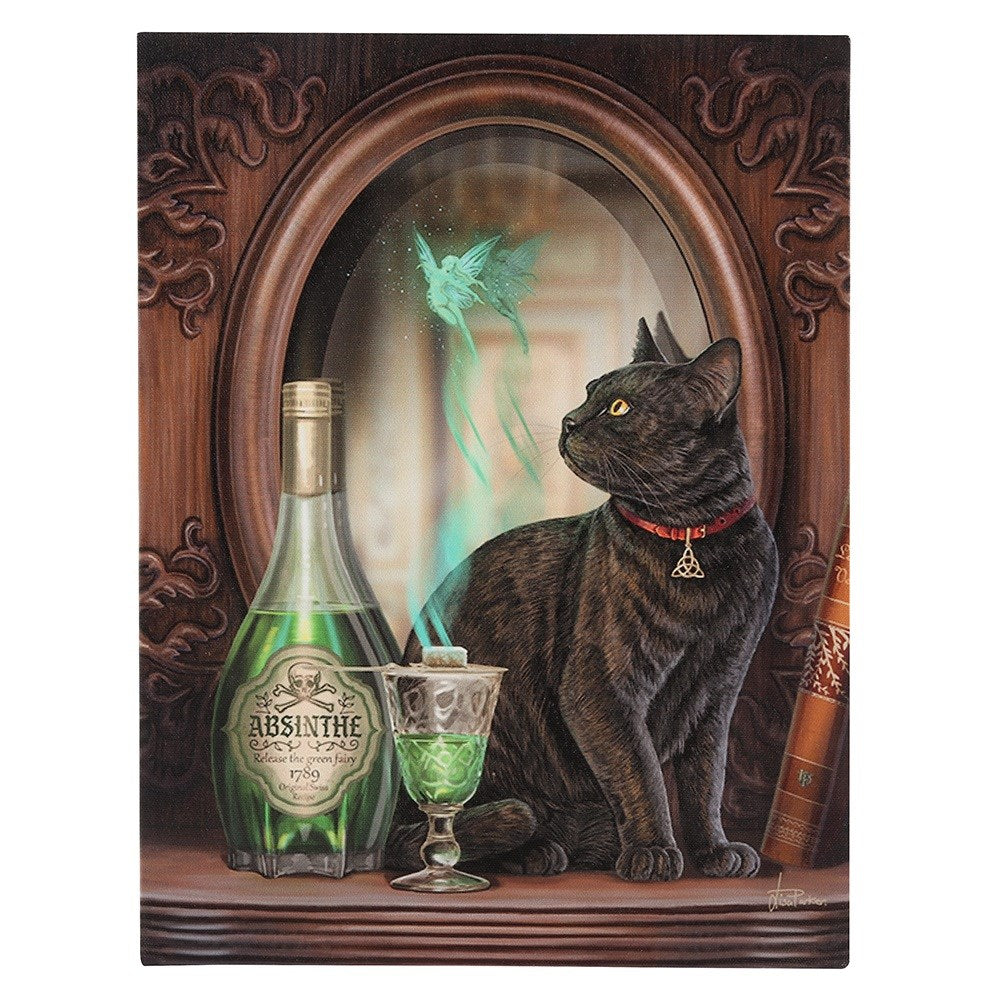 Absinthe Small Canvas by Lisa Parker