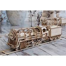 UGears 460 Steam Locomotive with Tender