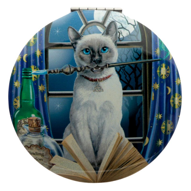 Lisa Parker Magical Cat Compact Mirror (Hocus Pocus) – Fantasy Art Trading