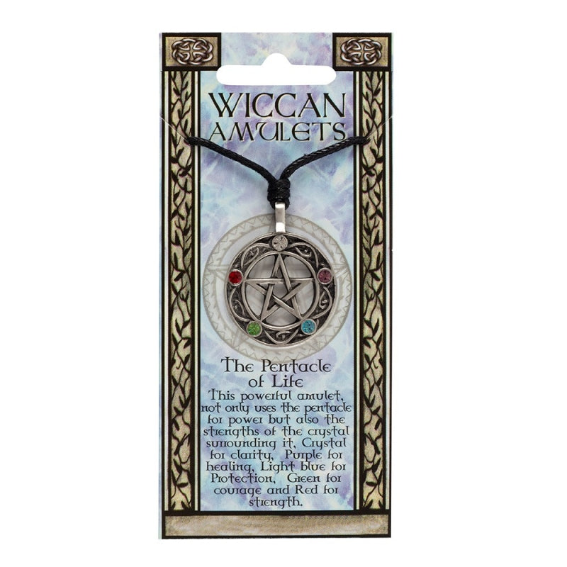Wiccan Amulet - Pentacle Of Life