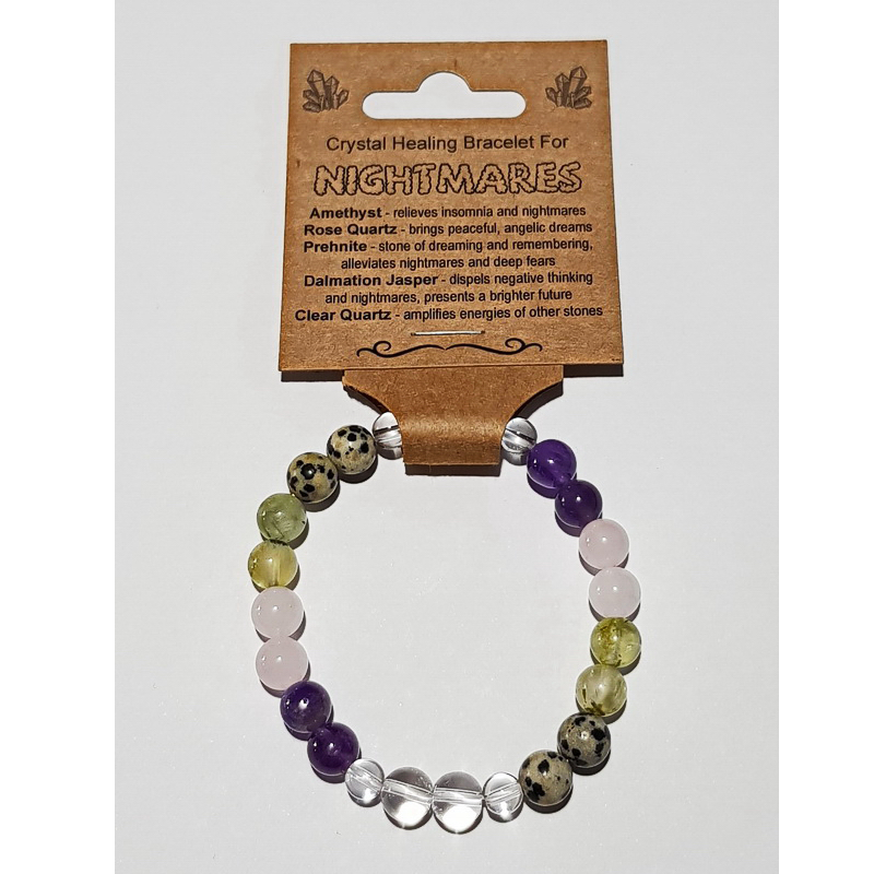 Crystal Healing Bracelet for NIGHTMARES