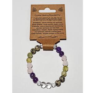 Crystal Healing Bracelet for NIGHTMARES