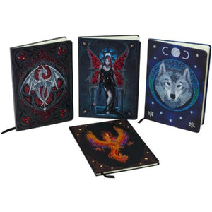 Pheonix Rising Crystal Art Notebook by Anne Stokes