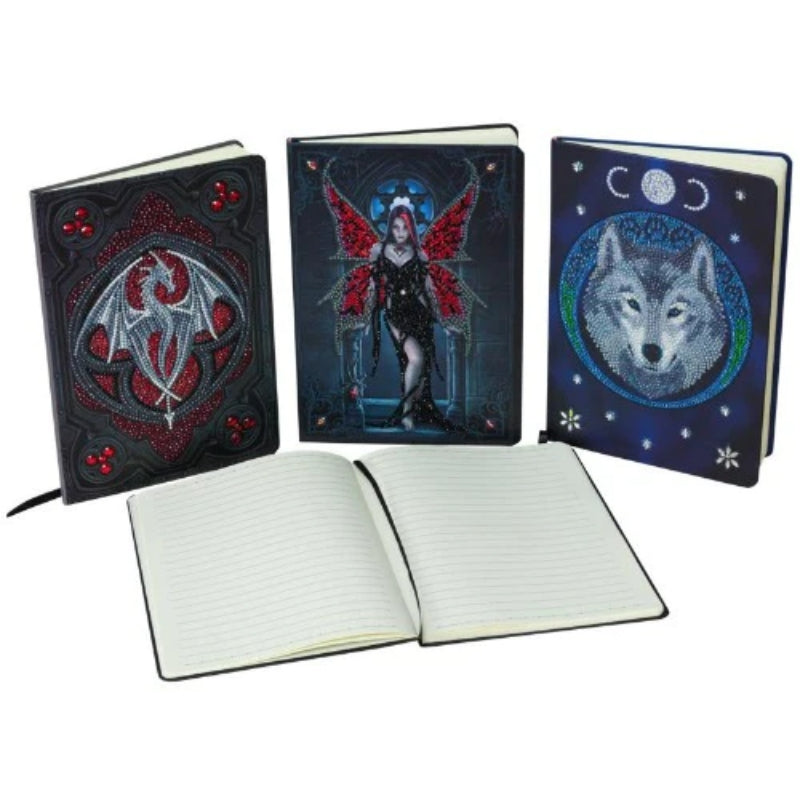 Phoenix Rising Crystal Art Notebook by Anne Stokes