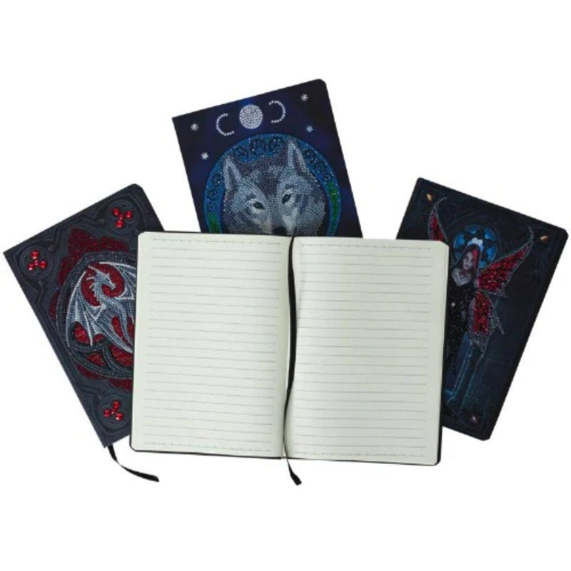 Phoenix Rising Crystal Art Notebook by Anne Stokes