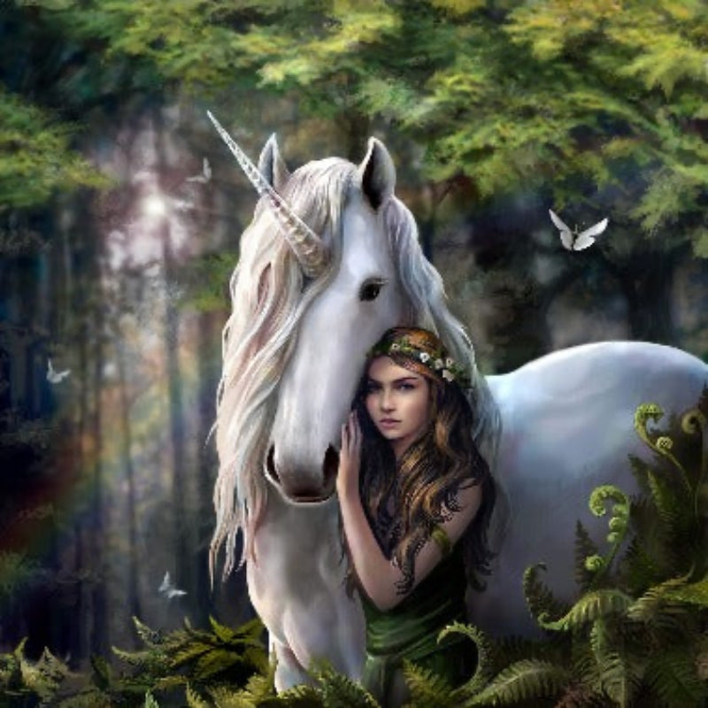 Forest Maiden Paint By Numbers Kit by Anne Stokes