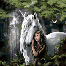 Forest Maiden Paint By Numbers Kit by Anne Stokes