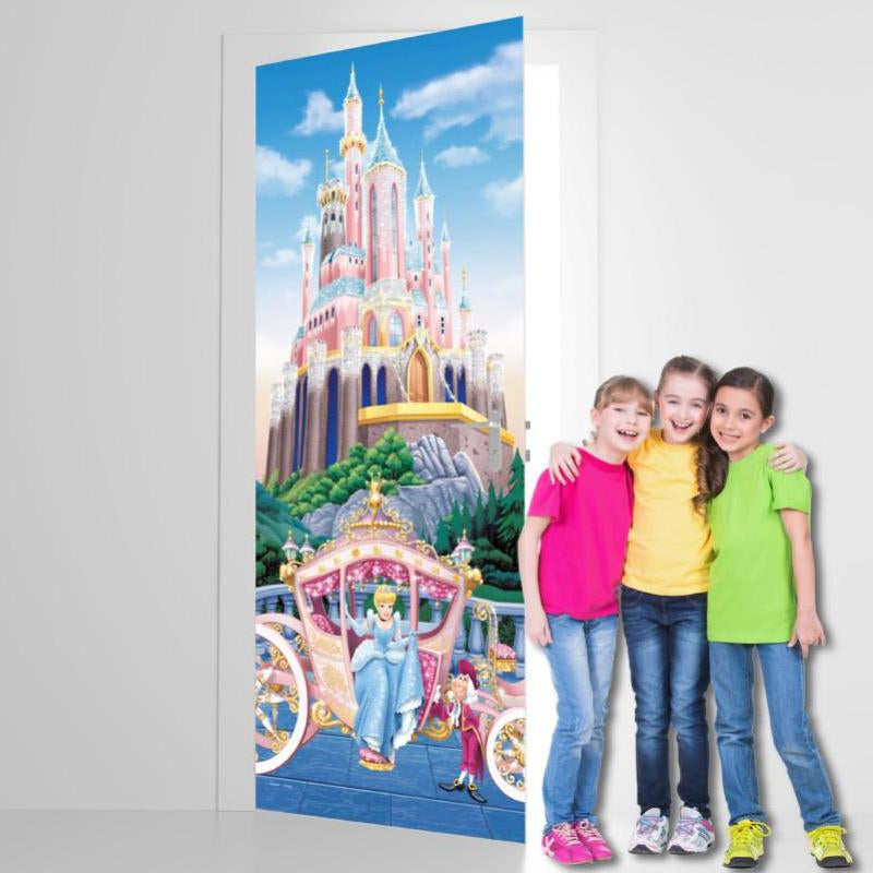 Cinderella Arrives Door Mural