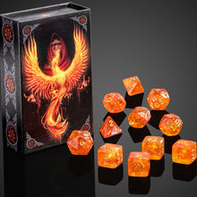 Phoenix Rising Anne Stokes Dice Set by Critit UK