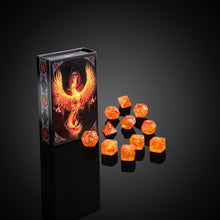 Phoenix Rising Anne Stokes Dice Set by Critit UK