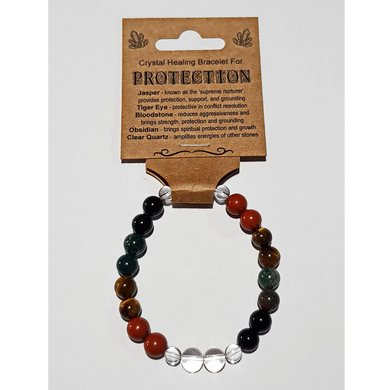 Crystal Healing Bracelet for PROTECTION