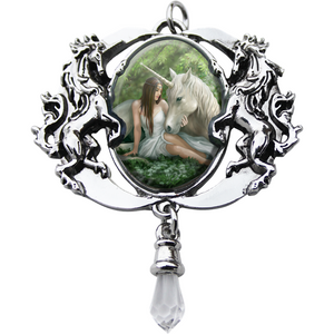 Pure Heart Cameo Pendant by Anne Stokes