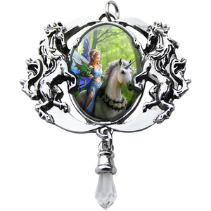 Realm Of Enchantment Cameo Pendant by Anne Stokes