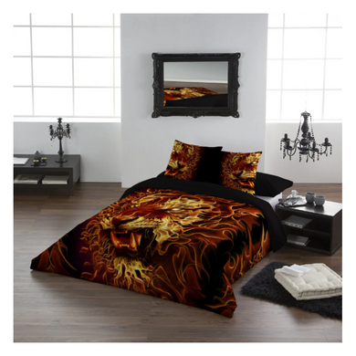 FIRE OF THE TIGER - Duvet & Pillow Cover Set by Tom Wood