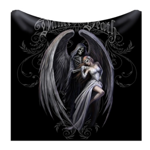 Dance With Death Fleece Blanket/Throw/Tapestry by Anne Stokes