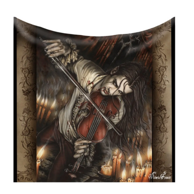 Symphony Or Damn Fleece Blanket/Throw/Tapestry by Victoria Francis