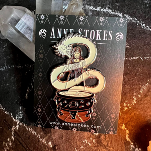 The Summoning Enamel Pin by Anne Stokes