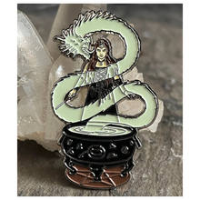 The Summoning Enamel Pin by Anne Stokes