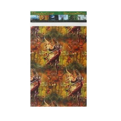 Autumn Fairy Wrapping Paper by Anne Stokes