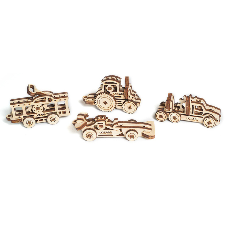 U-Fidgets-Vehicles - Set of 4 models