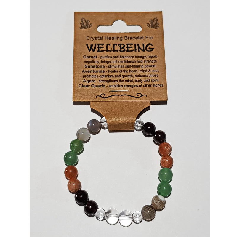 Crystal Healing Bracelet for WELLBEING