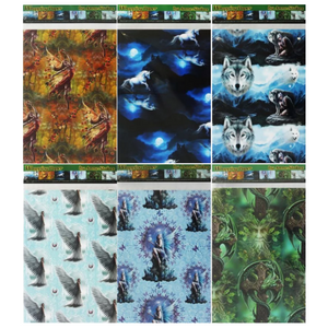 Set of 6 designs of Anne Stokes Wrapping Paper