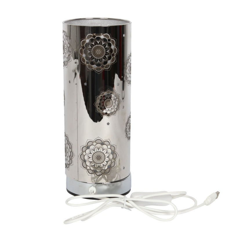 Silver Buddha Mandala Electric Aroma Lamp