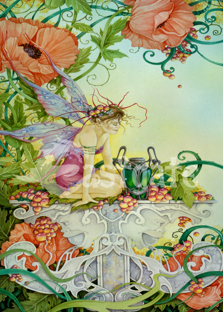 Make a Wish Art Print by Linda Ravenscroft