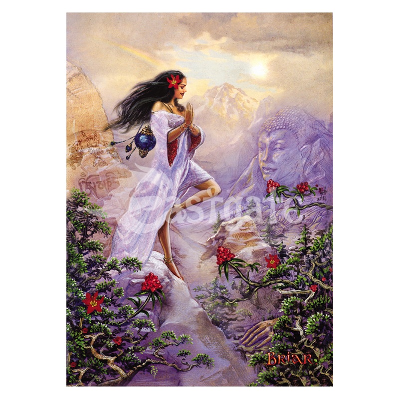 Buddha of the Mountains Art Print by Briar