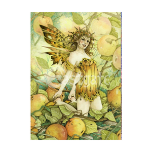 Avalon's Gold Art Print by Linda Ravenscroft