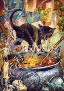 Cauldron Capers Art Print by Briar