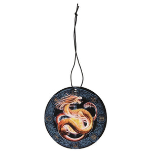 Litha Dragon Floral Scented Air Freshener by Anne Stokes