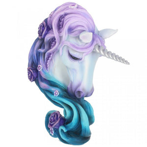 Pure Elegance Unicorn Bust Figurine