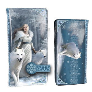 Winter Guardians Embossed Purse by Anne Stokes