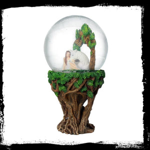 Pure Heart Snowglobe by Anne Stokes
