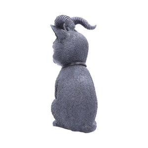 Large Pawzuph Horned Occult Cat Figurine