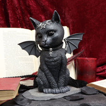 Large Malpuss Winged Occult Cat Figurine