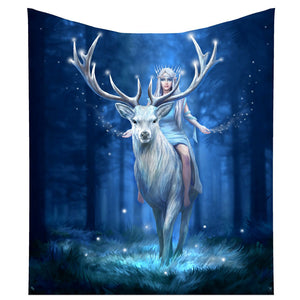 Fantasy Forest Throw by Anne Stokes