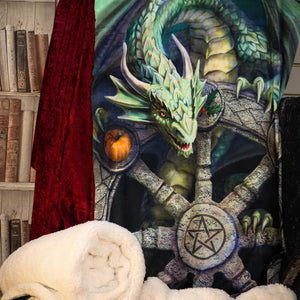 Year of the Magical Dragon Throw by Anne Stokes