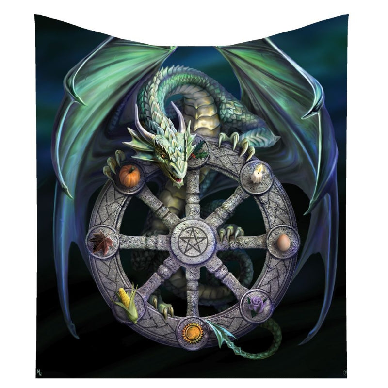 Year of the Magical Dragon Throw by Anne Stokes