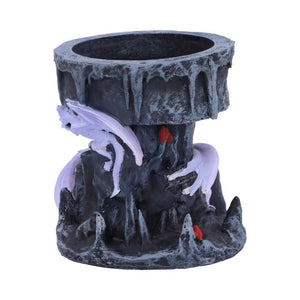 Dragon Mage Tea Light Holder by Anne Stokes