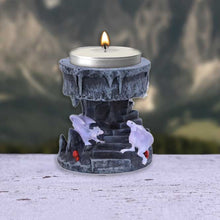 Dragon Mage Tea Light Holder by Anne Stokes