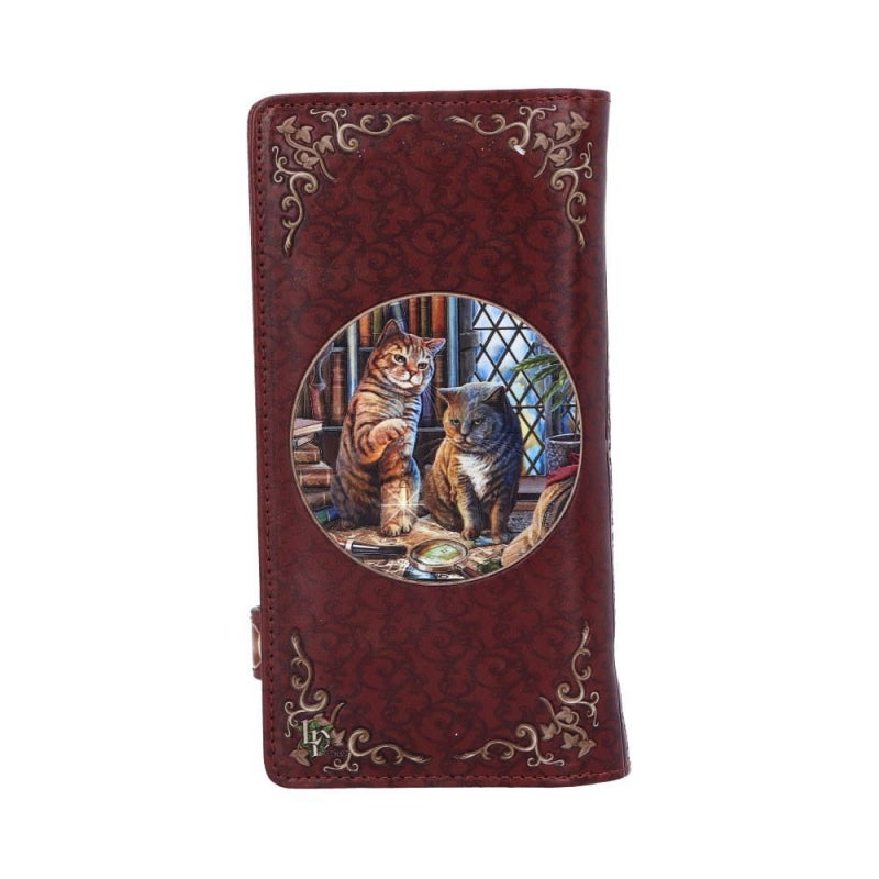 Purrlock Holmes Embossed Purse by Lisa Parker