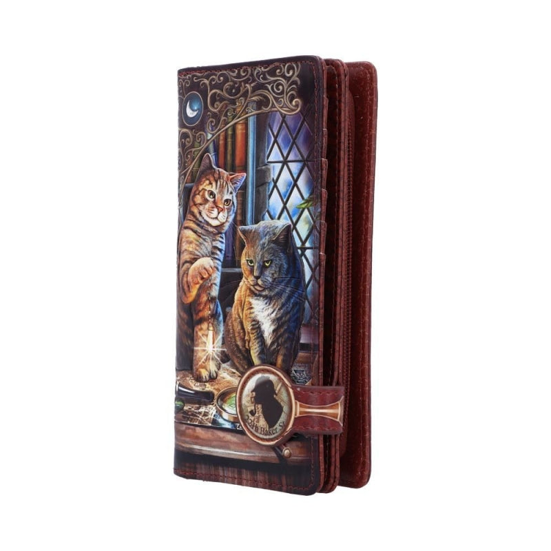 Purrlock Holmes Embossed Purse by Lisa Parker