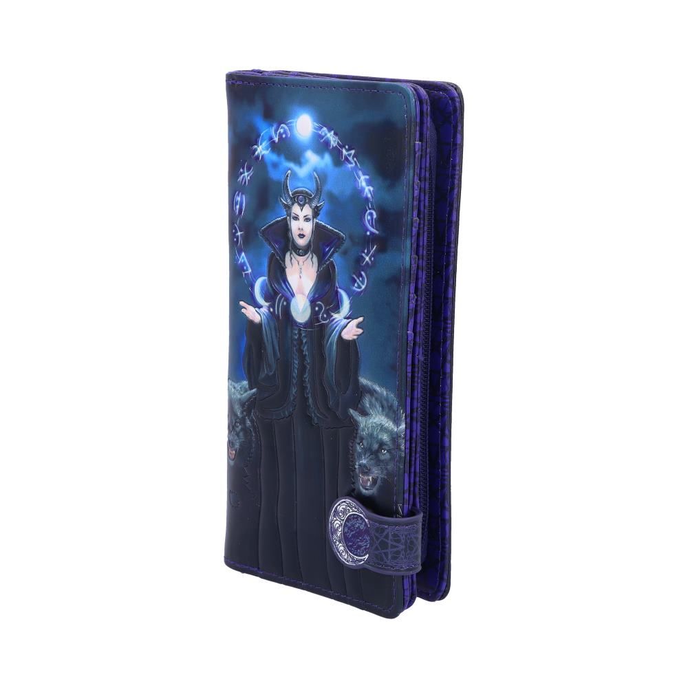 Moon Witch Embossed Purse by Anne Stokes