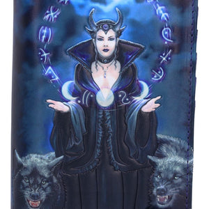Moon Witch Embossed Purse by Anne Stokes