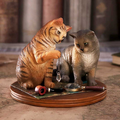 Purrlock Holmes Cats Figurine by Lisa Parker