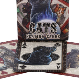 Cats Playing Cards by Lisa Parker